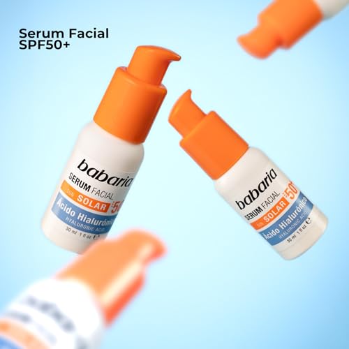 Miniatura 3 de Babaria - Serum Acido Hialuronico | Protector Solar Facial 50 | Acido Hialuronico Serum Facial | Proteccion Solar 50