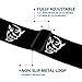 Dodge Belt, Seatbelt Buckle Belt, Dodge Demon Icon Black White, 44 to 63 Inches