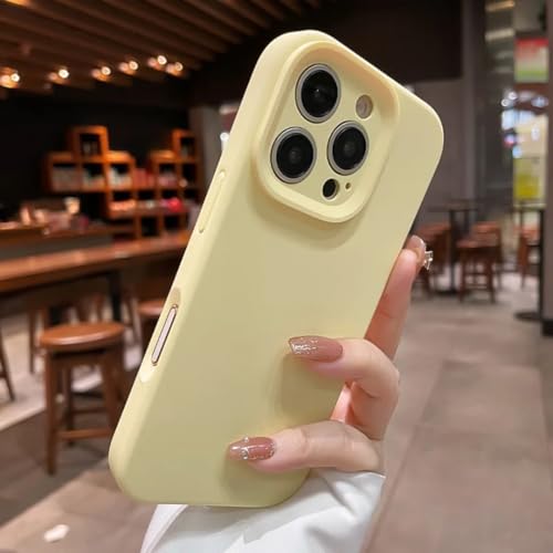 Étui de luxe iPhone 17 silicone liquide pour éviter les chutes et protéger l'objectif