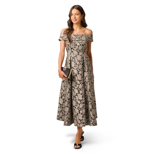 Image of Adrianna Papell Women's Off Shoulder Dress