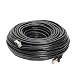 50FT S/FTP CAT 7 Gold Plated Shielded Ethernet RJ45 Cable 10 Gigabit Ethernet Network Patch Cord Cat7 (50ft, Black)