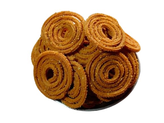 CHEF MEDIDI-Homemade Traditional Chakli – Crispy & Crunchy South Indian Snack|Authentic Butter Chakli (Murukku) – Fresh Homemade Snack (500 grams) 1