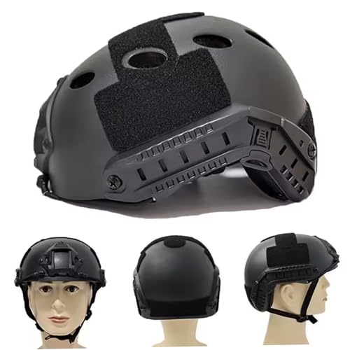 Casque airsoft léger avec rails latéraux et sangle réglable - 4