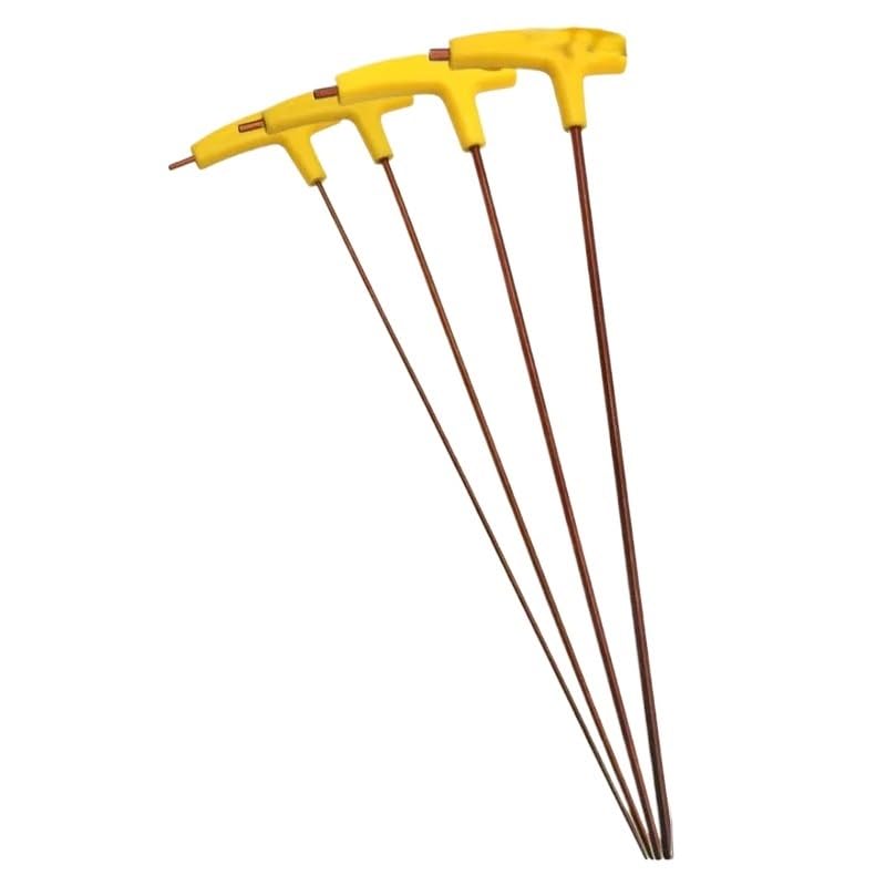 Herramientas Llave hexagonal de 3-10mm de longitud de 400mm, llave con mango en T, destornillador plano/con cabeza de bola, llave hexagonal Allen, herramienta de mano Llaves Allen(4pcs(3mm-6mm))
