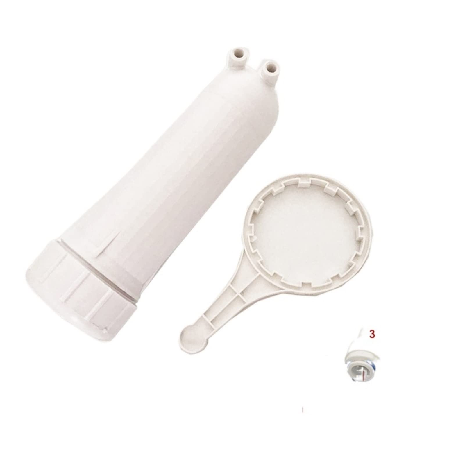 Water Filter Cartridge, 3012 RO Membrane Housing for 3012-400 gpd/3012-600gpd Reverse Osmosis with All Fittings Reverse Osmosis Membrane Housing