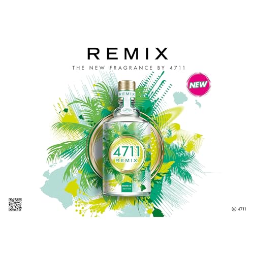4711 REMIX Green Oasis Eau de Cologne for Women 100ml - Fresh, Invigorating Fragrance with Lush Green Notes - Image 3
