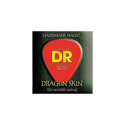 DR A DRAG DSA-12/56 Dragon Skin Jeu de cordes pour guitare acoustique 12/56 - Les Beatles, Paul McCartney, John Lennon, RIngo Starr, George Harrison DR A DRAG DSA-12/56 Dragon Skin Jeu de cordes pour guitare acoustique 12/56