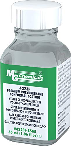 MG Chemicals Premium Polyurethane Conformal Coating (Heat Cure ONLY) 55mL Bottle (4223F-55ML)