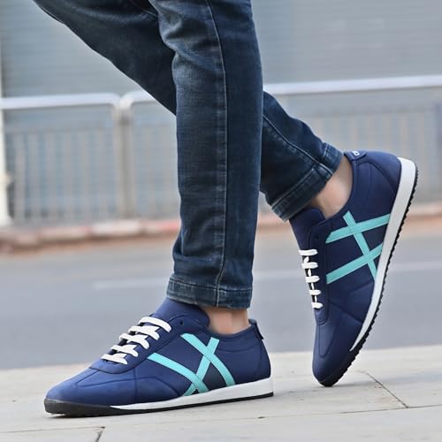 Cruiser Mens Sneakers | Casual Shoes | Experience Comfort & Style with Soft Cushioned Insole | Trendy Lace-Up Design Sneaker (2579)