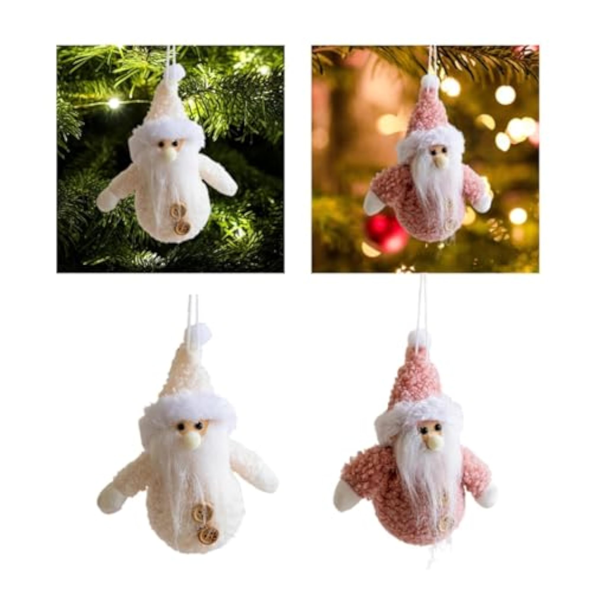 Christmas Tree Doll Ornaments for DIY Hanging Decoration