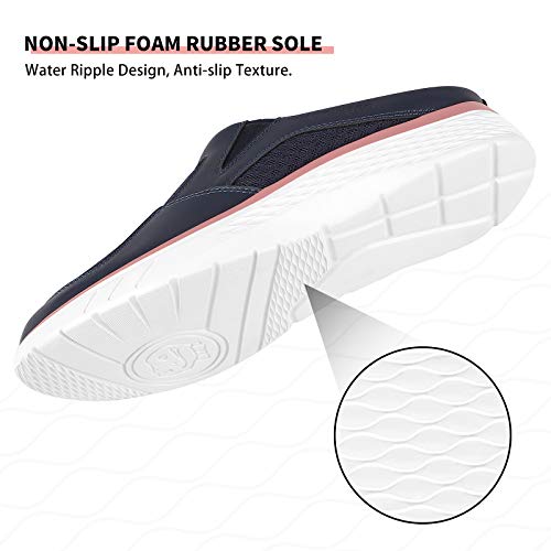 Walking Shoes For Women With Arch Support, Orthopedic Slip On Clog For Ladies, Womens Mule Sneakers, Navy,11 #TOP2