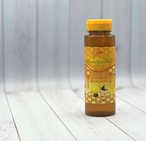 Miel con sabor a limón en botella exprimible 12 oz miniatura 1