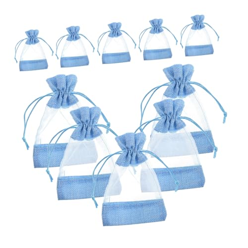 10 bolsas de saquitos de lavanda azul de 15x10 cm miniatura 1