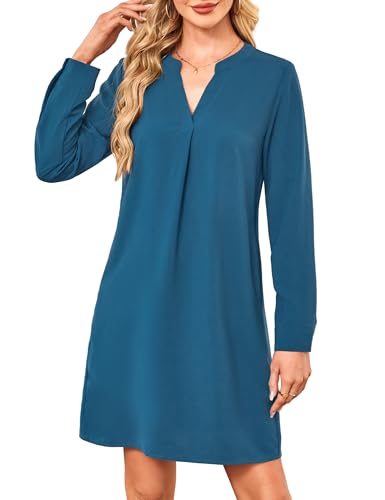 Amoretu Blusenkleid Damen Langarm...