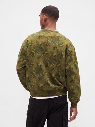 GAP Men's Logo Crewneck Fleece Sweatshirt3