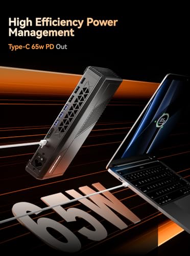 MINISFORUM MGA1 External GPU Docking Station, eGPU Enclosure with AMD Radeon 7600M XT, 1x HDMI2.1 + 2X DisplayPort2.0 Video Output, PCIe4.0 x4 Expansion Interface Oculink Graphics Dock Station - Image 6