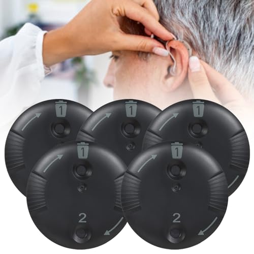 Audisaisi Cerushield Disk v2.0 098-0445 for phonak, Phonak Hearing Aid Accessories Wax Filters,Hearing aid Filters, Hearing aid Wax Guards- Improve Sound Performance,5 pack/40 pcs