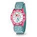 Disney Kids' W001190 Ariel Little Mermaid Time Teacher Watch with Blue Nylon Band