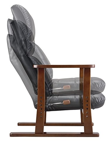 国産 立ち座りの楽な スーパーソフトレザー張り 高座椅子 YS-1800HR (大河) リクライニングソファ Amazon｜国産 立ち座りの楽な スーパーソフトレザー張り 高座椅子 YS