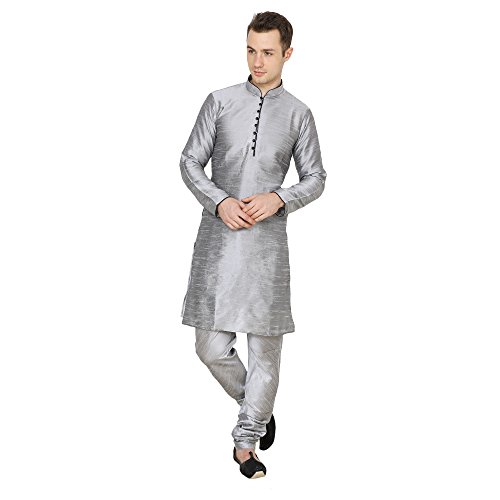 Image of Royal Kurta Men's Silk Blend Kurta Pyjama Set