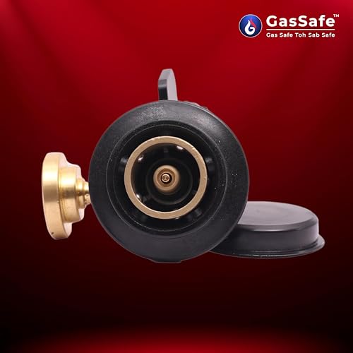 Image of INDIA'S Original Gas Cylinder Safety Device | Gas Leakage Detector | Gas Safe Device | 30% Gas Savings | 3-Year Warranty