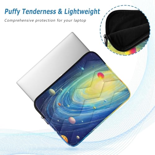 Funda para portátil 13-14 pulgadas con diseño sistema solar miniatura 5