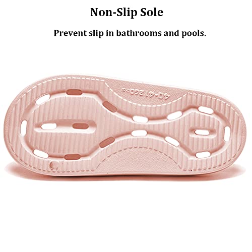 FINLEOO Cloud Slides for Women and Men | Shower Shoes | Non Slip Bathroom Sandals Cushioned Thick Sole House Slipper for Indoor Outdoor4