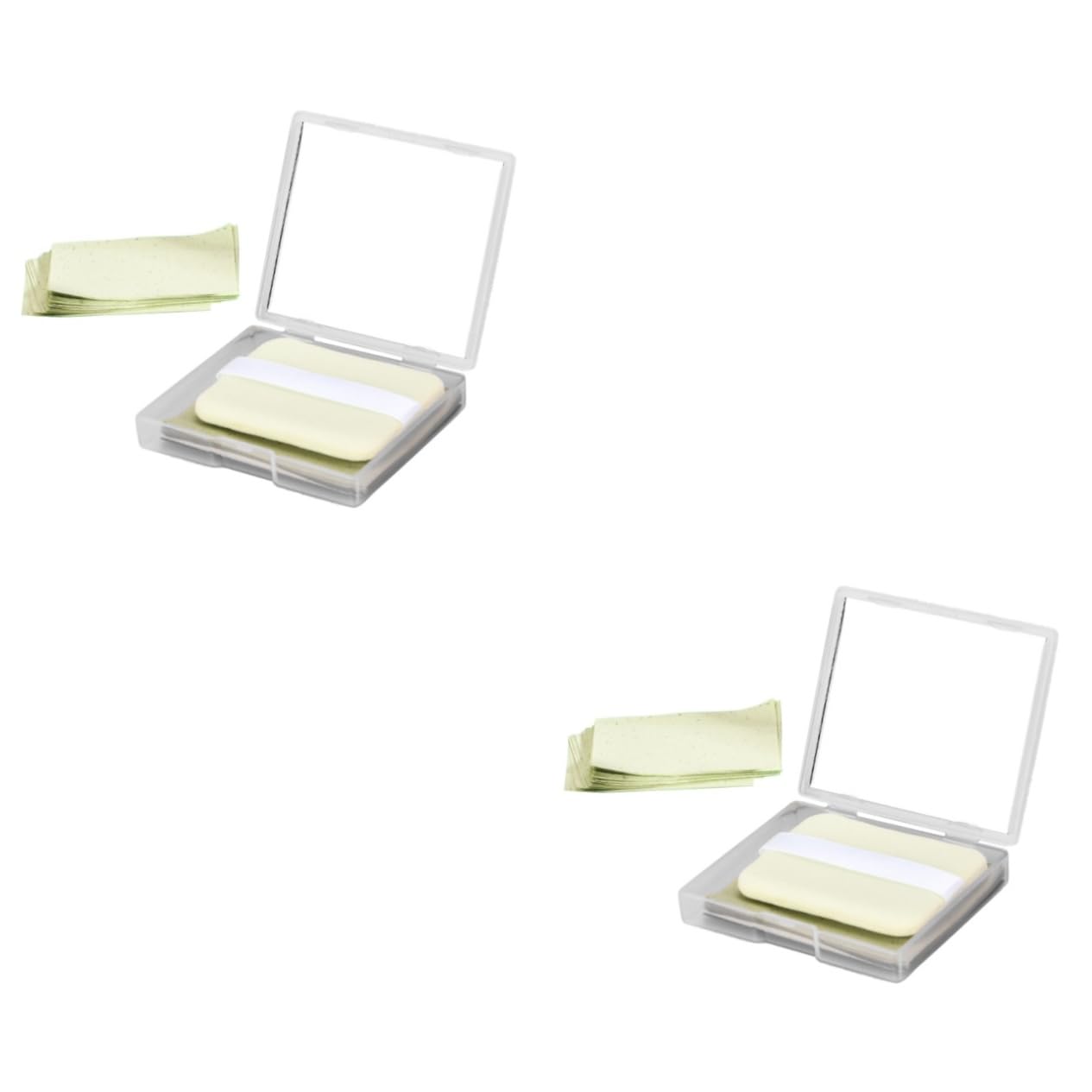 Beatifufu 2 Sets Facial Oil Absorbing Sheets Set Face Wipes for Oily Skin Oil Blotting Paper for Face Blotting Papers Portable