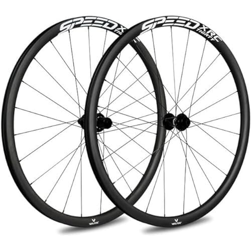 Veltec Xrs Juego de Ruedas Speed XRC 30 SR Disc Shimano QR, Adultos Unisex, Negro/Blanco, 622-22