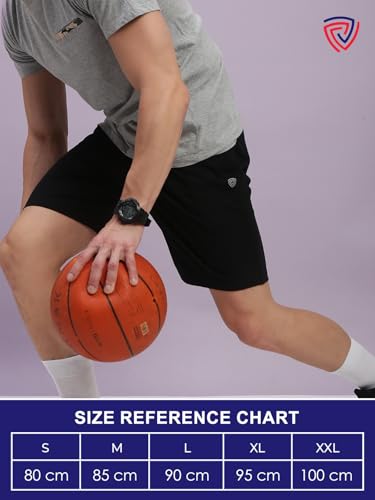 Image of Lux Cozi Men's Cotton Regular Fit Solid Shorts with Side Pockets | Shorts for Men | Pack of 1