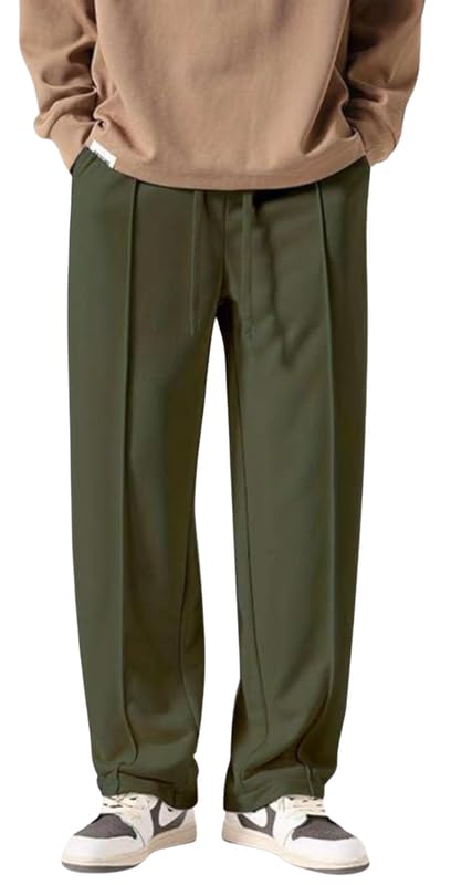 Image of NoseQueen Men's Cargo Trousers | Stretchable Formal Men Trousers | Polycotton Knitted Fabric Pant for Man | Stylish Slim Fit Men's Trouser for Men