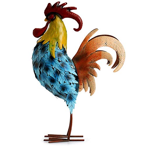 Ornements de salon coq en fer WXKAGF pour l'énergie positive