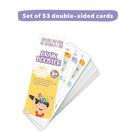Image of popcorn Games & Puzzles Brain Booster Who, What, Where? | 150+ Visual Question|Early Learning |Interactive Q&A Educational Board Game for 3+ Years Kids Children | Gifting