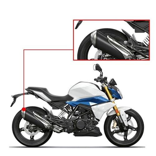 Tapa protectora de escape resistente al calor para motocicleta G3 3