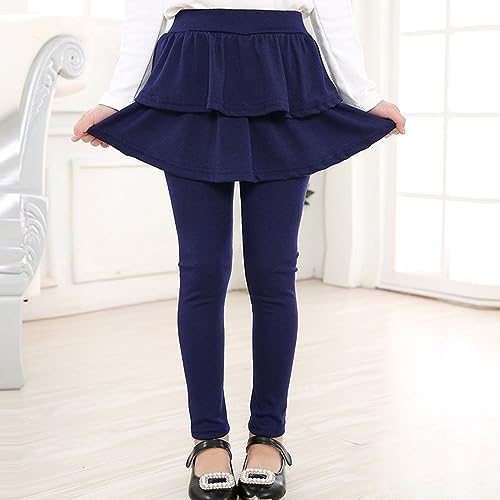 Kids Girls Leggings with Skirt Toddler Warm Cute Ruffle Tutu Skirt Pant Little Girls Birthday Outfit for Baby Fall2
