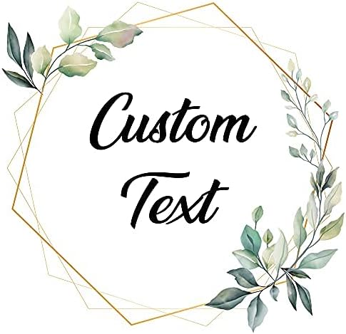 Premium Personalized Custom Stickers Labels - Custom Stickers for Businesses Logo and Name. Birthday Baby Pets and Label Product Boxes Wedding Favors Labels (Pattern 1)