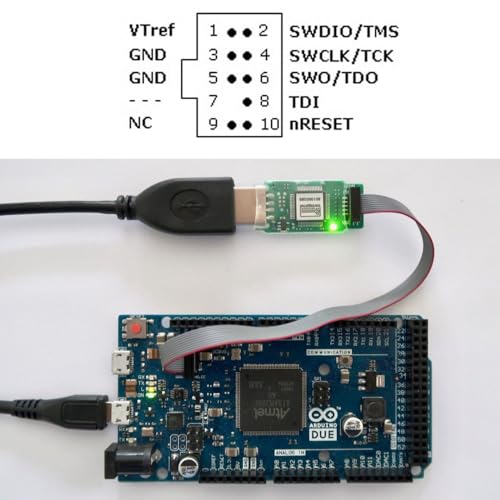 Image of SEGGER J-Link EDU Mini - JTAG /SWD Debugger for Cortex-M Microcontrollers (USB, Wi-Fi)