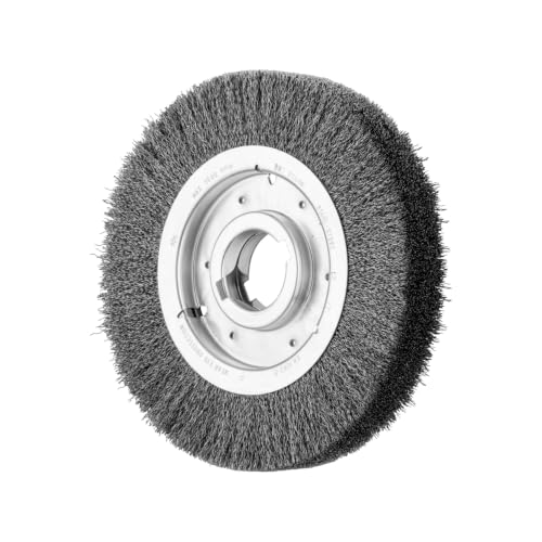 Rundbürste breit ungezopft rbu ø 250x48xvariable Bohrung Stahl-Draht-Ø 030 Schleifbock - Pferd