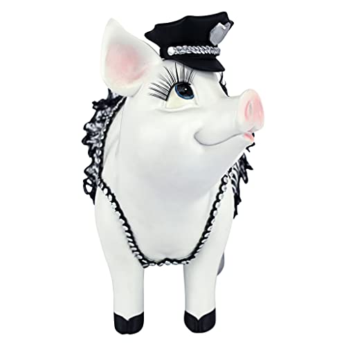 Design Toscano Porker On Patrol Pig Statue #TOP2
