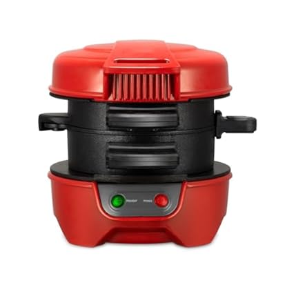 Tumuued Burgerpresse Hamburger Patty Maker Antihaft-Multifunktions-Hamburger-Omelett-Steak-Frühstücks-Sandwich-Maschine EU-Stecker – Bild 3