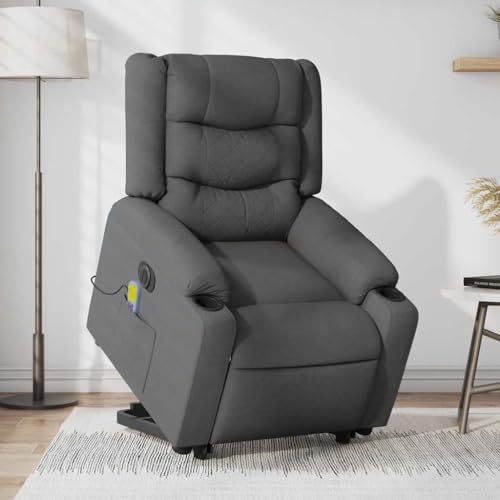 Teenpull Electric Massage Recliner Chair Dark Gray Home Massager, Reclining Seat, Relax, Body, Office, Comfort
