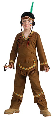 Men Chief Long Arrow Indian Costumes - Rubie's Native American Boy Costume,