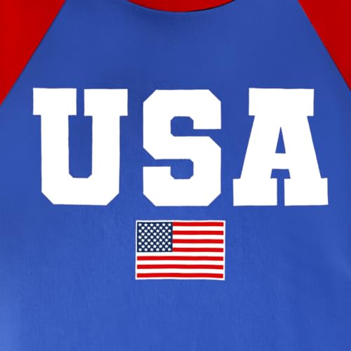 Image of 4th of July Shirts Toddler Boys Girls American Flag USA T-Shirt Kids Patriotic Tee Tops