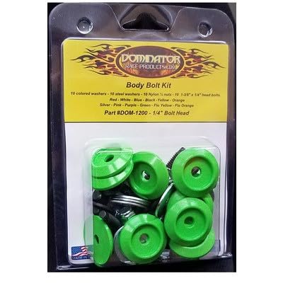 Part Synergy Replacement for Bolt Washer 1Pc Ext. Green Zinc Steel Direct Fit