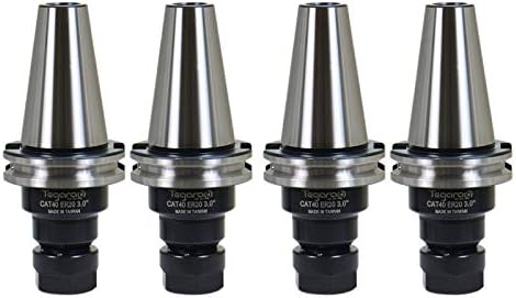 Tegara CAT40 ER20 3.0 in. Collet Chuck Tool Holder 4 pcs 202-1588-4 M[