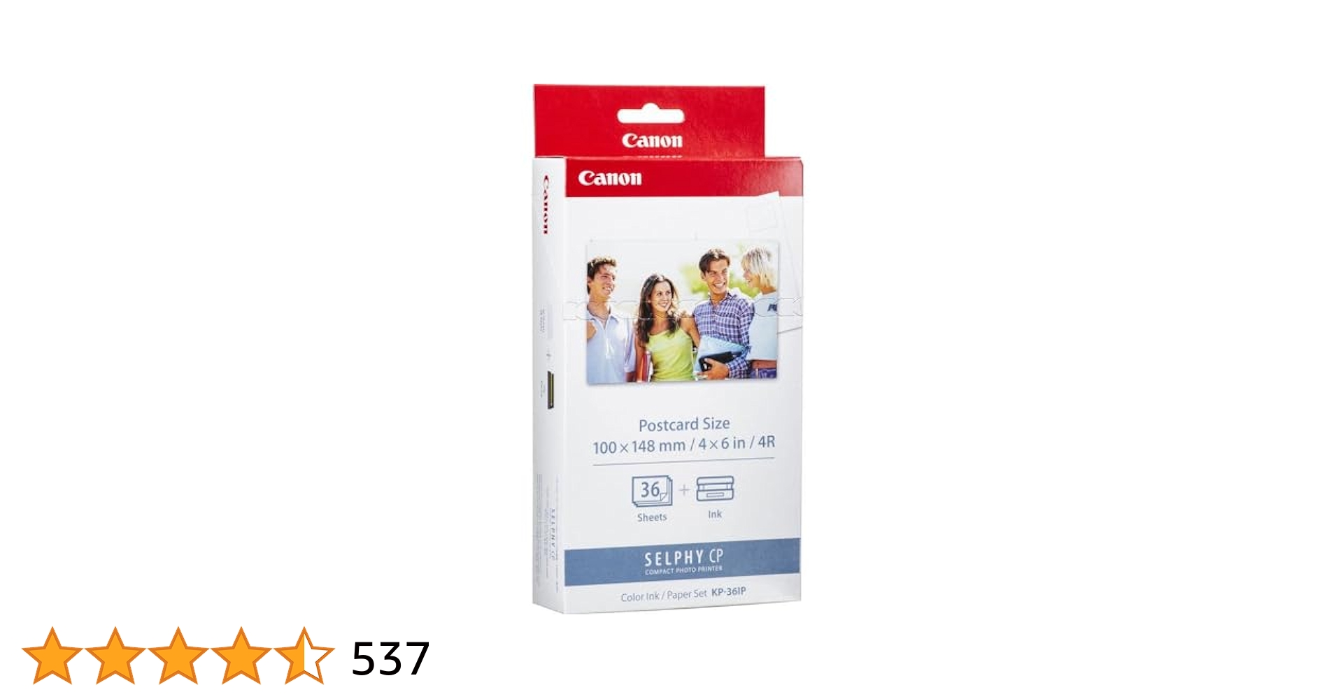 Canon KL-36IP 3P ✕ 6箱 キヤノン KL-36IP 3PACK Lサイズ 108枚（36枚×3箱） カラー