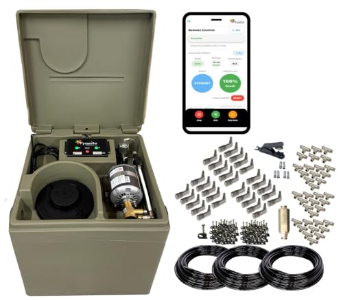 Mosquito Misting System Pynamite Wi-Fi/Bluetooth app & 30 Nozzle Kit