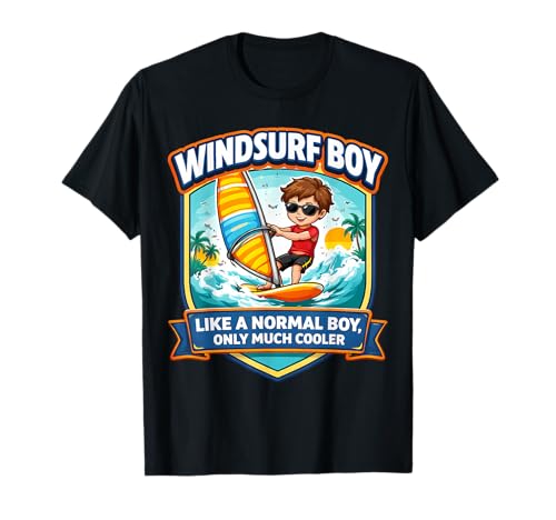 Un must per i bambini che credono che il windsurf sia lo sport più cool. Mostra il loro stile unico e l'amore per l'oceano con questo design giocoso. Ideale per abbigliamento casual, surf o una divertente giornata in spiaggia con amici e compagni amanti del windsurf.