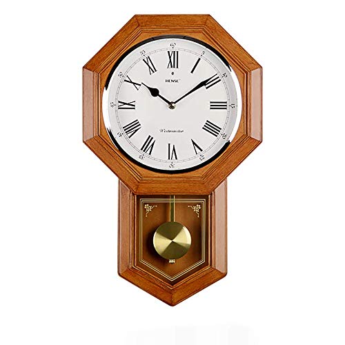 Horloge à pendule de salon 17 pouces en quartz style antique européen