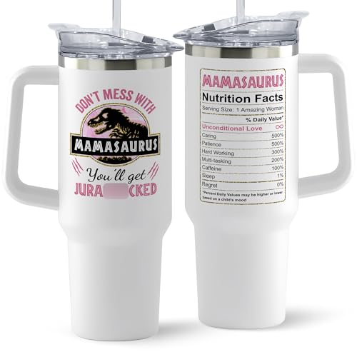Image of Vvisually Gifts for Mom from Daughter Son - Birthday, Mothers Day, Mother's Day, Christmas Mom Gifts - Gift Ideas for Mama, Mother - Gift for New Moms, Mothers - 40 Oz Stainless Steel Tumbler